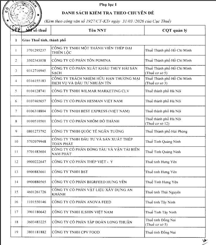 Cơ quan thuế soi hơn 300 doanh nghiệp nghìn tỉ mà lại lỗ kéo dài - Ảnh 2.