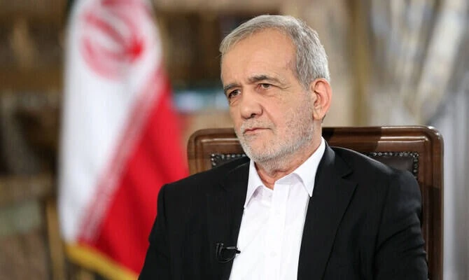 Tổng thống Iran Masoud Pezeshkian. Ảnh: AFP Tổng thống Iran Masoud Pezeshkian. Ảnh: AFP