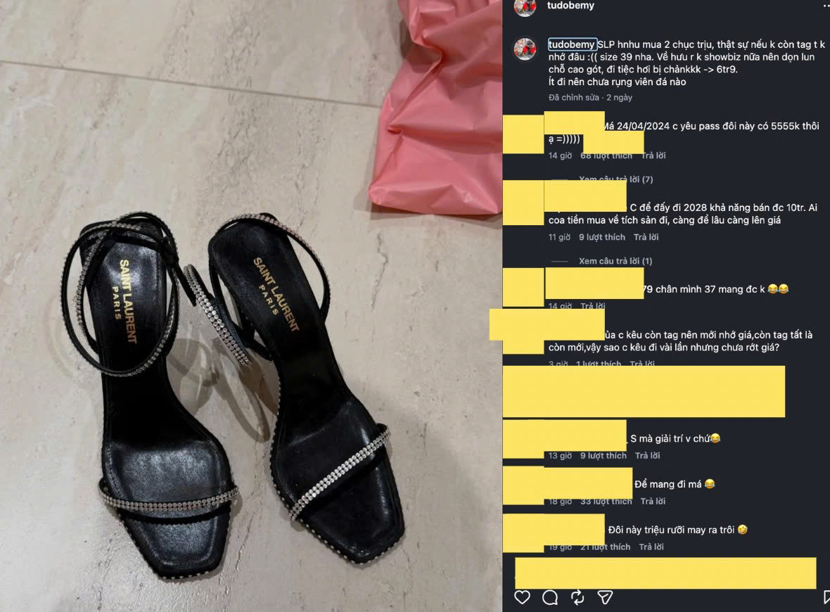 Drama pass đồ của Á hậu Huyền My chưa dừng lại: Đôi giày từng đăng bán giá 1,5 triệu năm 2024 nay tăng giá lên thành 6,9 triệu- Ảnh 3.
