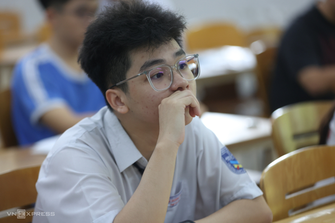 Thí sinh thi đánh giá năng lực Đại học Quốc gia TP HCM năm nay. Ảnh: Quỳnh Trần