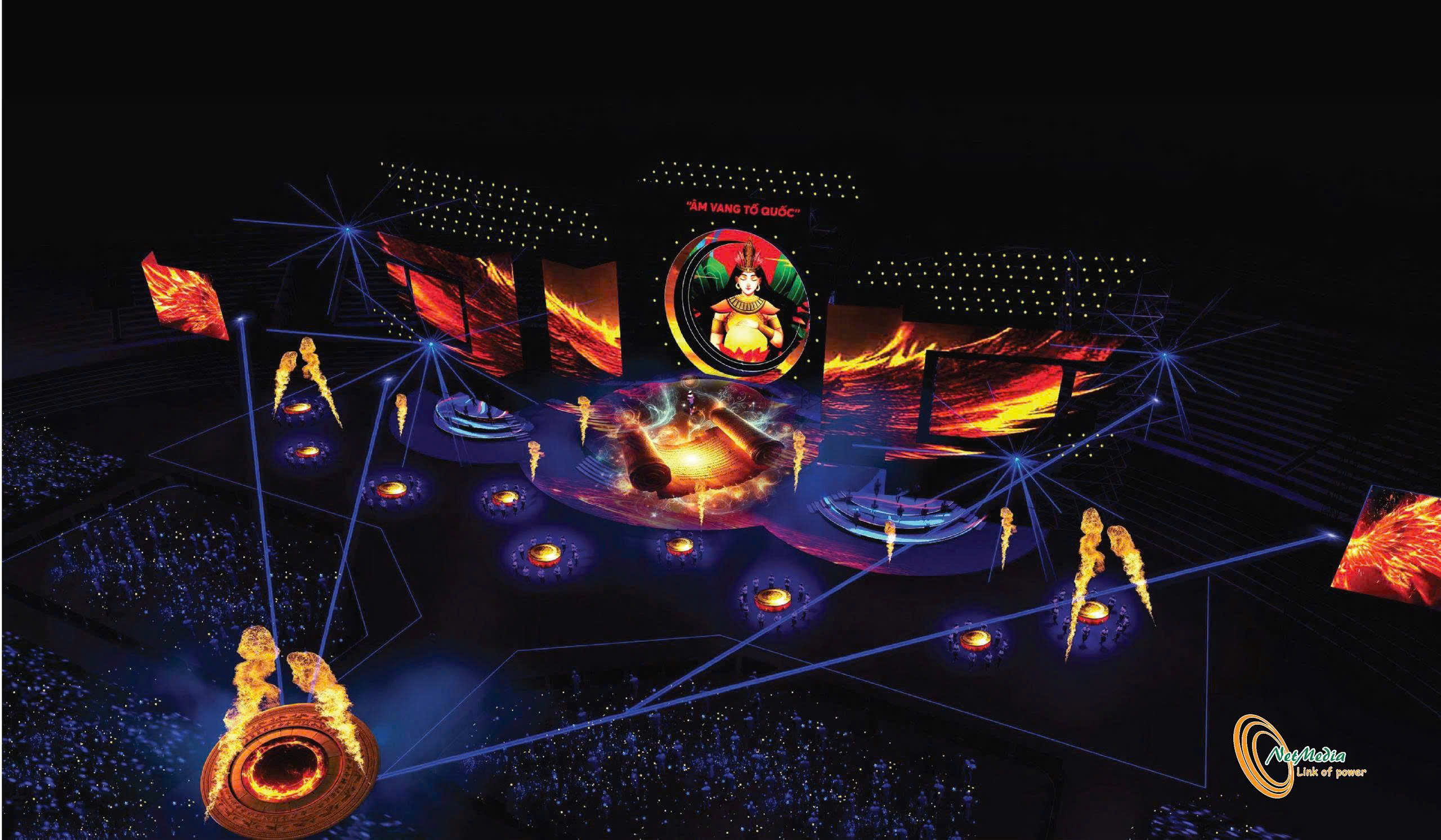 'Âm vang Tổ quốc' quy tụ hơn 2.000 nghệ sĩ, 40.000 khán giả tại Mỹ Đình - Ảnh 2.