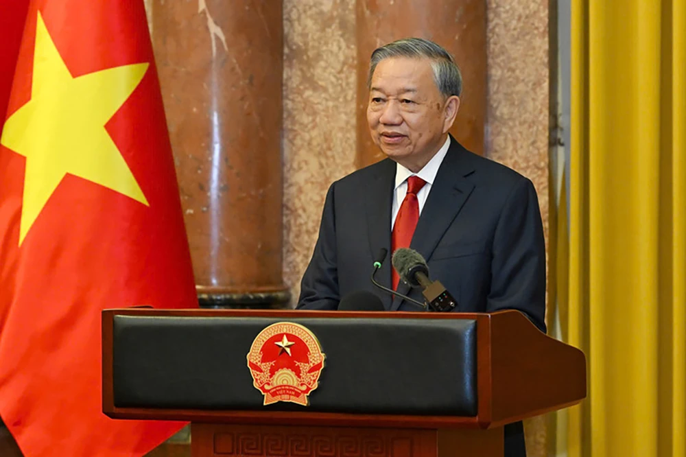 Tổng Bí thư, Chủ tịch nước Tô Lâm phát biểu tại buổi lễ. Ảnh: NHÂN DÂN tong-bi-thu-chu-tich-nuoc-to-lam.jpg