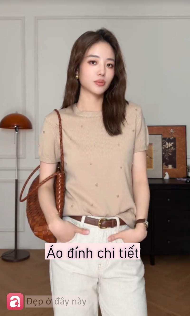 Hè này, áo thun không còn “bình thường”: 5 kiểu mặc lên là thấy gọn gàng, tinh tế ngay lập tức- Ảnh 6.