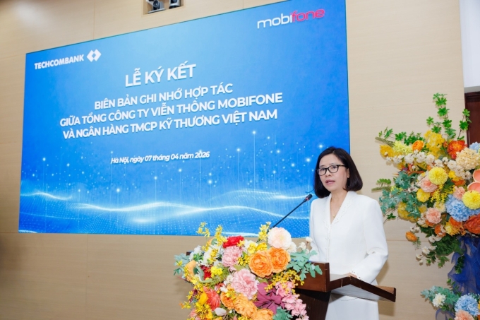 Bà Nguyễn Thu Lan, Phó chủ tịch HĐQT Techcombank. Ảnh: MobiFone