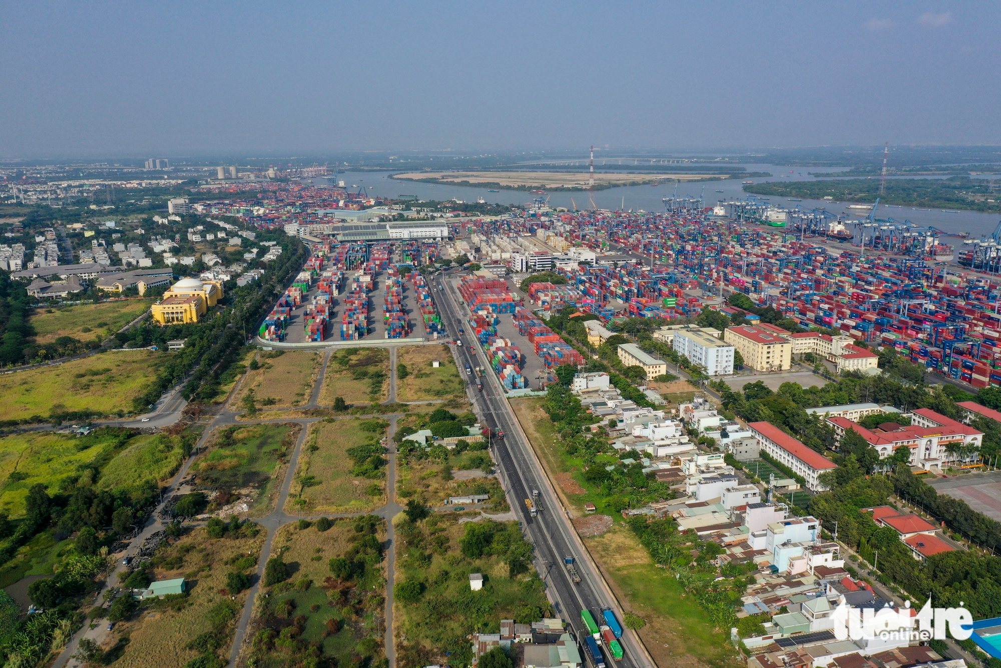 Hiện trạng khu vực làm đường hơn 8.700 tỉ đồng kết nối cảng Cát Lái và Phú Hữu 4 cát lái - Ảnh 6.