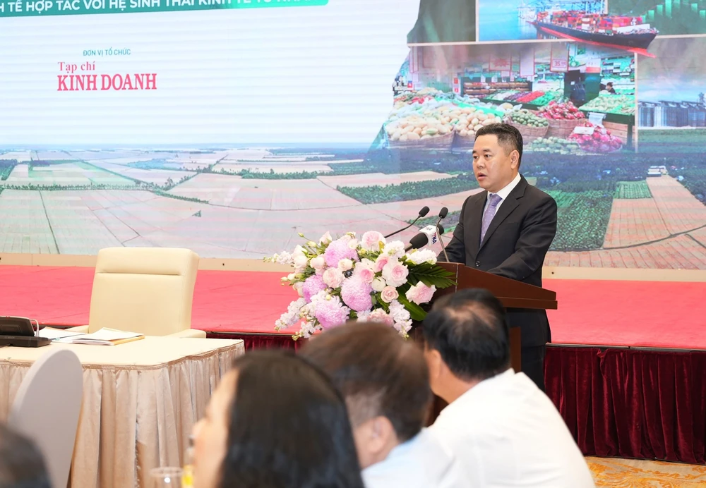 Ông Nguyễn Ngọc Cảnh, Phó Thống đốc Ngân hàng Nhà nước Việt Nam. Ảnh: TT hop-tac-xa-kho-tiep-can-von-vi-thieu-minh-bach-dong-tien-1.JPG