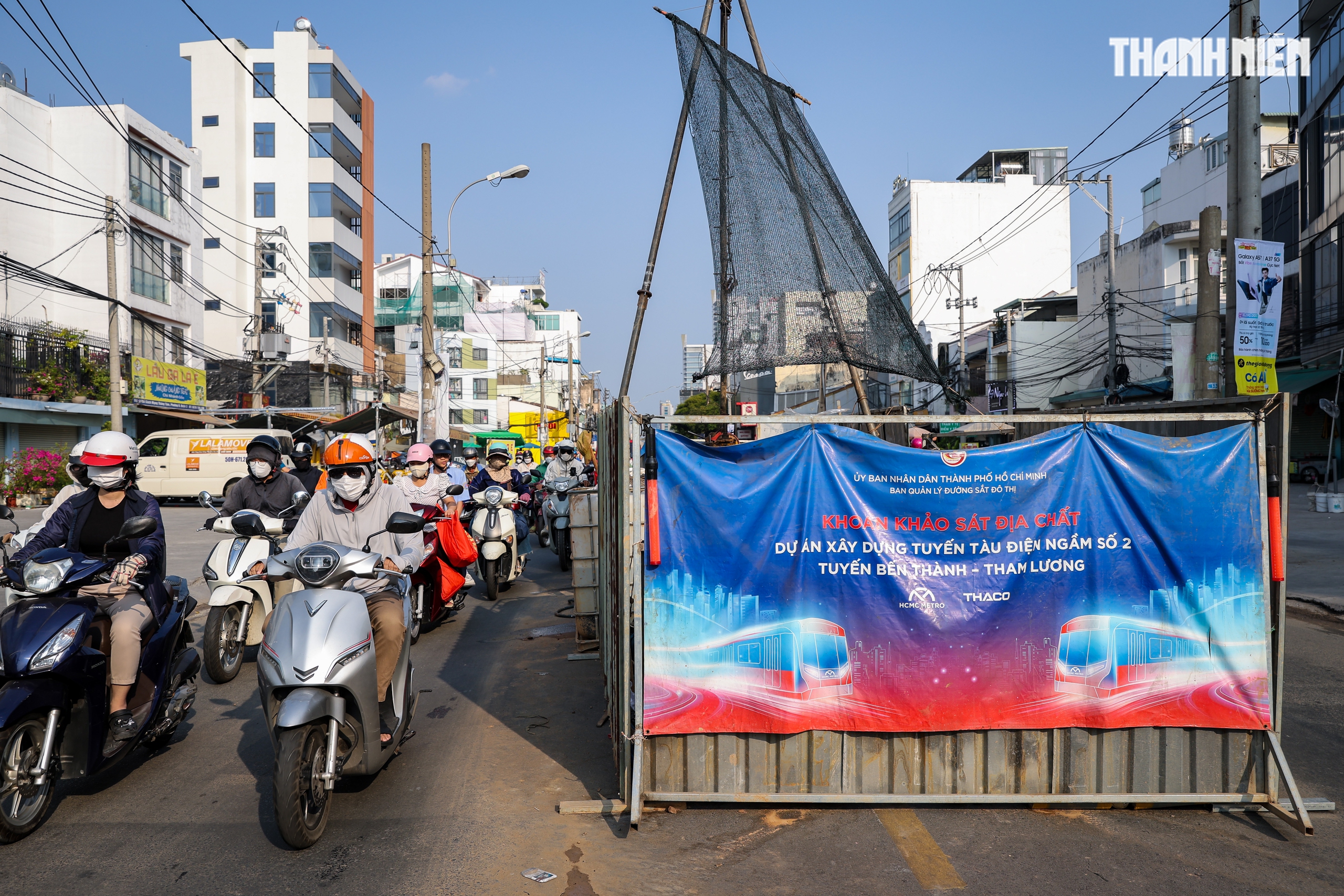 Hàng trăm điểm khoan khảo sát địa chất dọc tuyến metro số 2 tại TP.HCM- Ảnh 3.