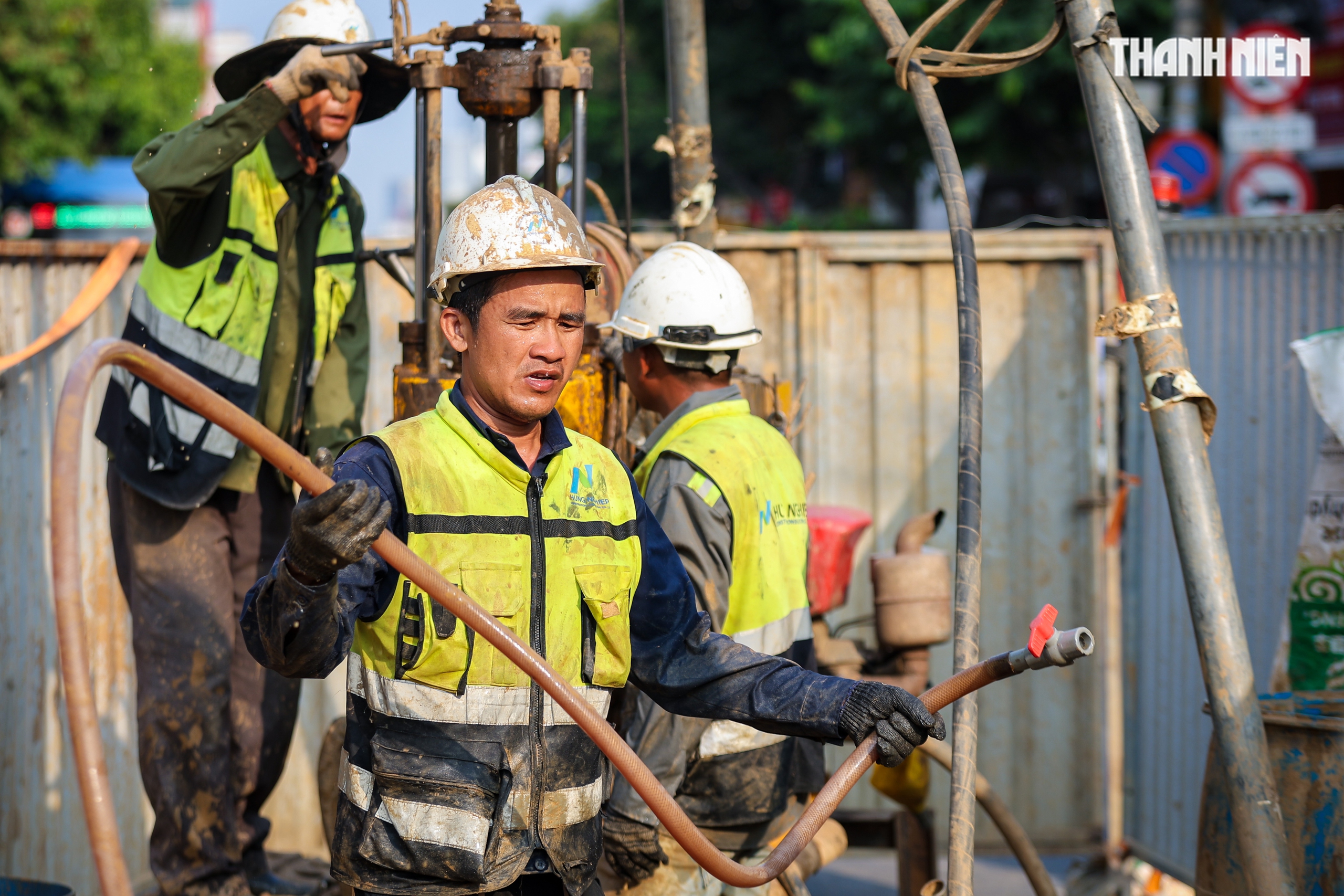 Hàng trăm điểm khoan khảo sát địa chất dọc tuyến metro số 2 tại TP.HCM- Ảnh 6.