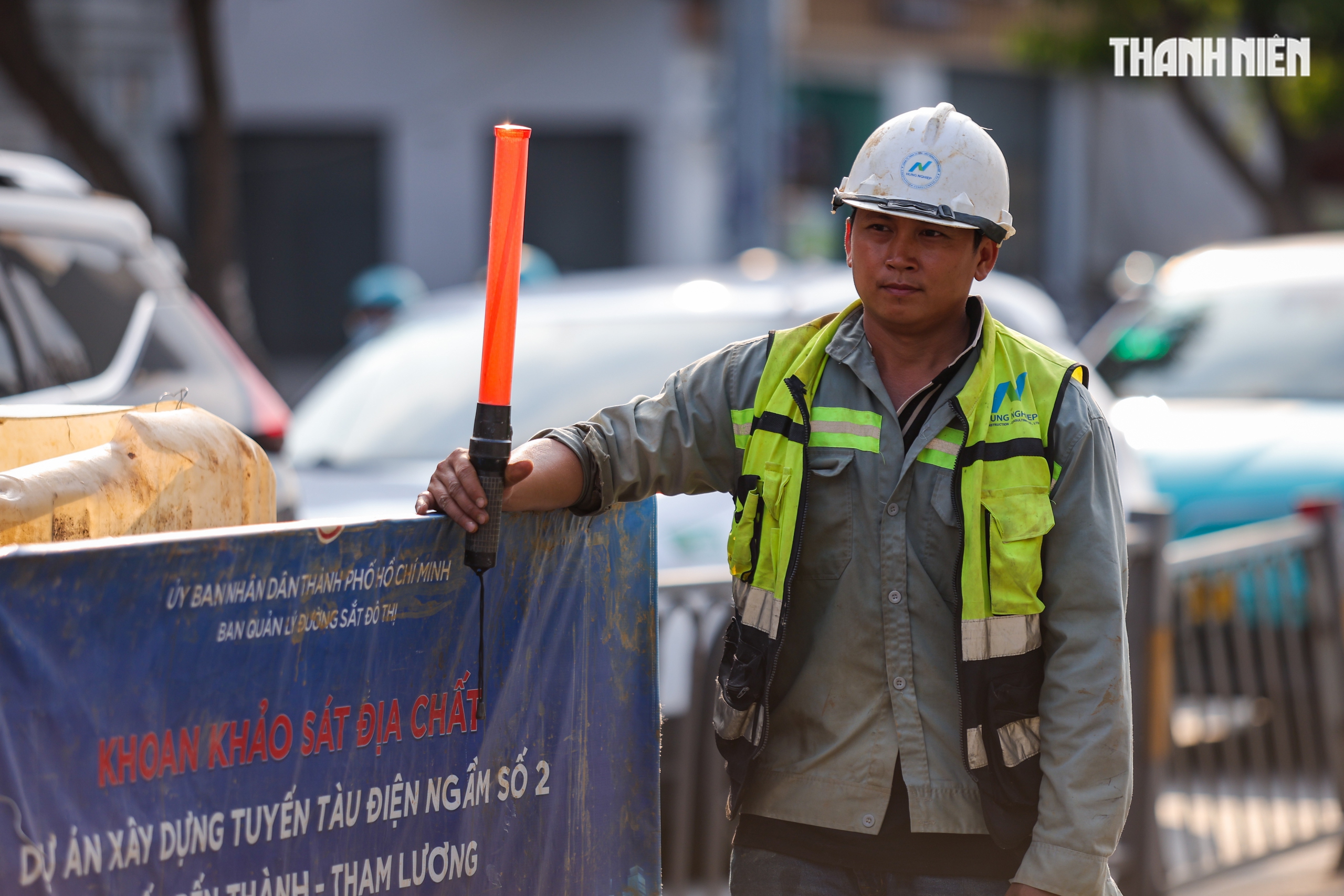 Hàng trăm điểm khoan khảo sát địa chất dọc tuyến metro số 2 tại TP.HCM- Ảnh 7.
