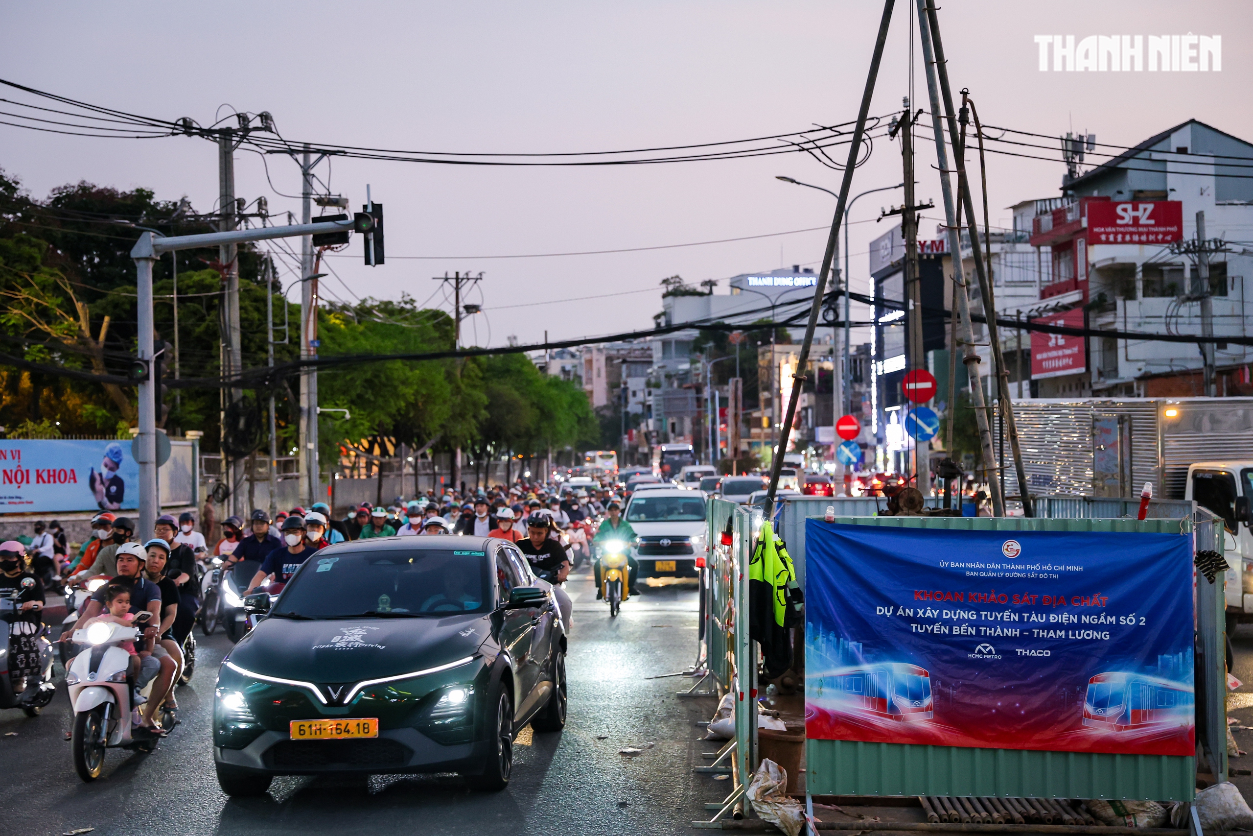 Hàng trăm điểm khoan khảo sát địa chất dọc tuyến metro số 2 tại TP.HCM- Ảnh 14.