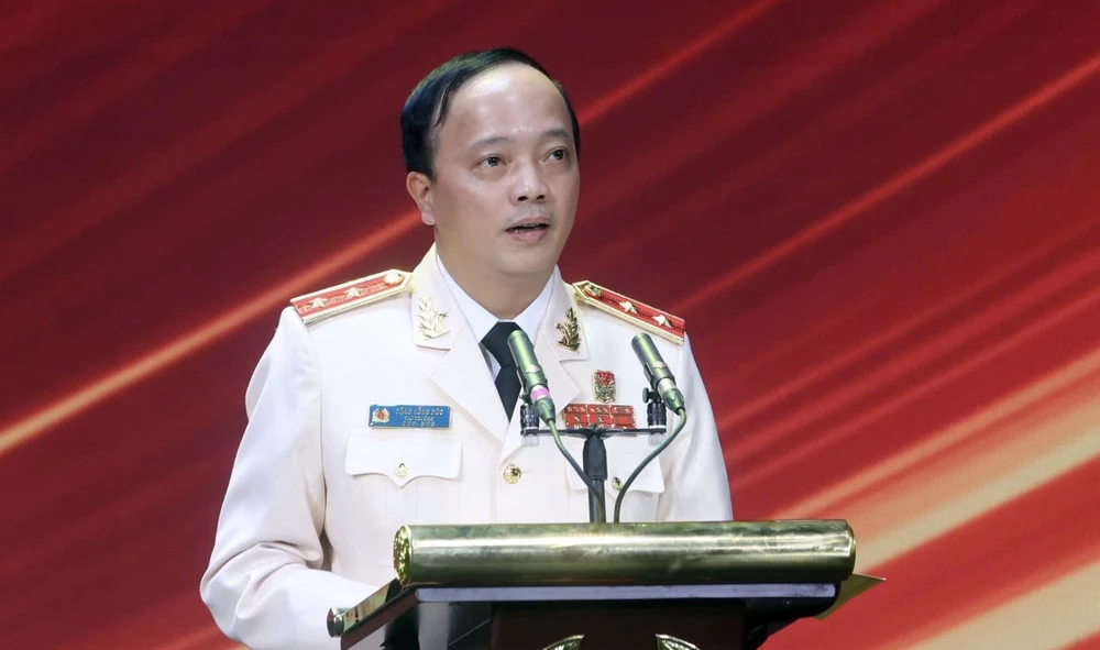 Thứ trưởng Đặng Hồng Đức trình bày diễn văn tại Lễ kỷ niệm. Trung-tuong-Dang-Hong-Duc.jpeg