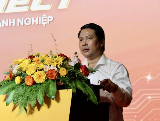 Ông Hà Vũ Sơn, Giám đốc Sở Công Thương thành phố Cần Thơ phát biểu tại sự kiện. Ảnh: LPBank