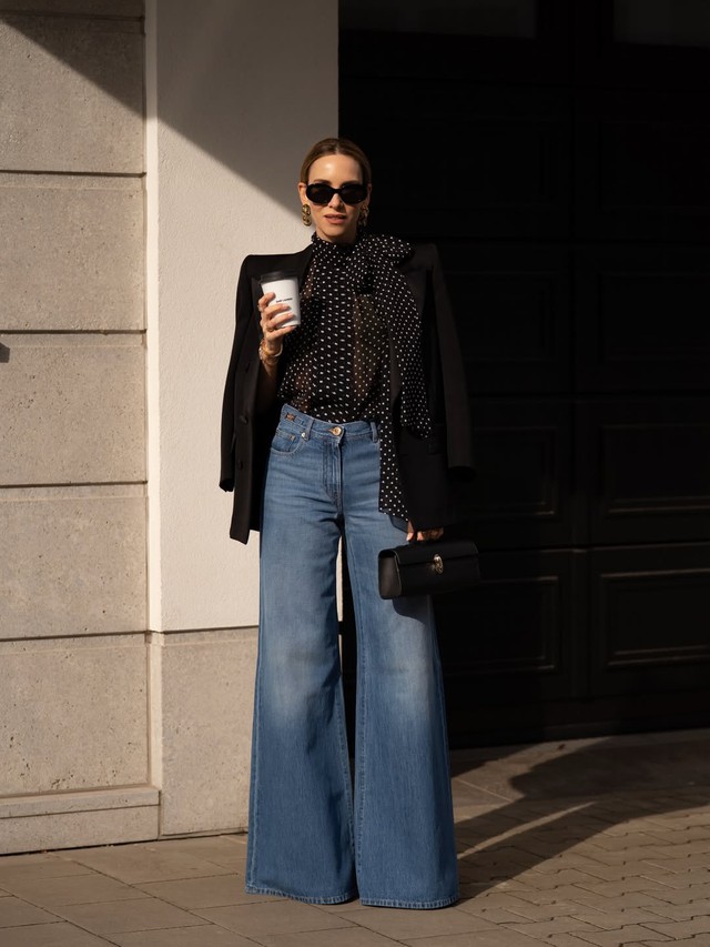 Phối blazer với quần jeans, cặp đôi thời trang tối giản hợp với mọi cô gái- Ảnh 4.