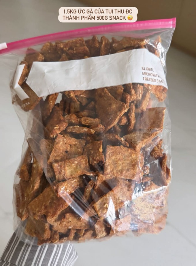 Món bim bim ăn nhiều không lo béo bụng được Kỳ Duyên yêu thích 3 Món bim bim ức gà do Kỳ Duyên chế biến.