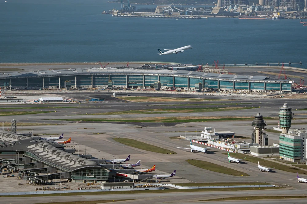 Sân bay Quốc tế Hong Kong (Trung Quốc). Ảnh: BLOOMBERG Hong Kong International Airport (HKG) .jpg