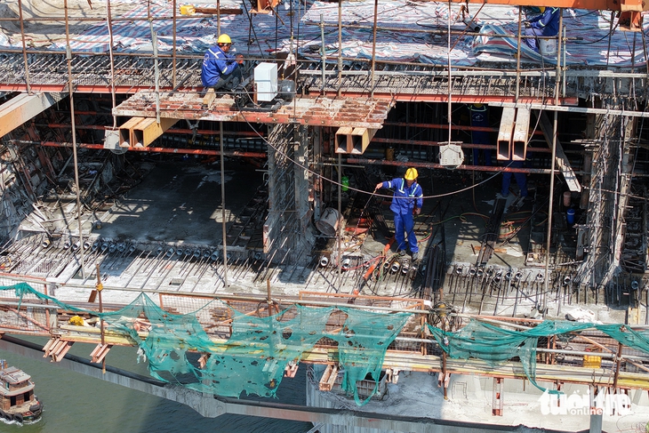 Ngắm cầu Phước An có độ tĩnh không lớn nhất Việt Nam sắp về đích 5 cầu Phước An - Ảnh 5.