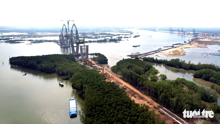 Ngắm cầu Phước An có độ tĩnh không lớn nhất Việt Nam sắp về đích 11 cầu Phước An - Ảnh 11.