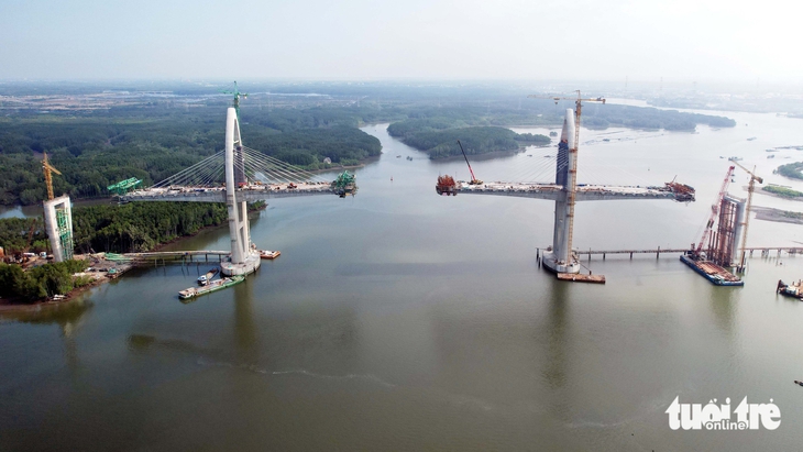 Ngắm cầu Phước An có độ tĩnh không lớn nhất Việt Nam sắp về đích 12 cầu Phước An - Ảnh 12.