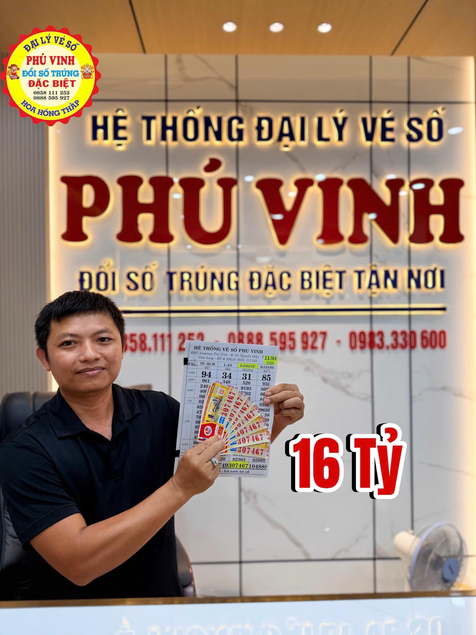 Chiều 12-4, đại lý tìm người trúng 2 giải độc đắc xổ số miền Nam - Ảnh 3.
