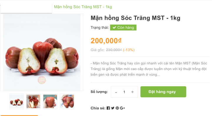 3-4 trái mận hồng giá 200.000 đồng, khách vẫn xuống tiền mua- Ảnh 2.
