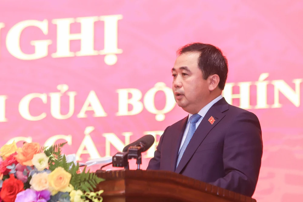 Tân Bí thư Thành uỷ Hà Nội Trần Đức Thắng. Ảnh: Trọng Phú tran-duc-thang-3.jpg