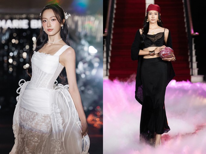 Á quân Next Top Vũ Mỹ Ngân: Tôi cố thích nghi dù thu nhập nghề mẫu không đủ tiêu 1 Vũ Mỹ Ngân biến hóa hình ảnh trên sàn diễn.