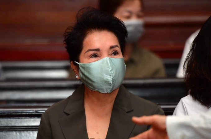 Bà Nguyễn Thị Như Loan tại tòa. Ảnh: Thanh Tùng