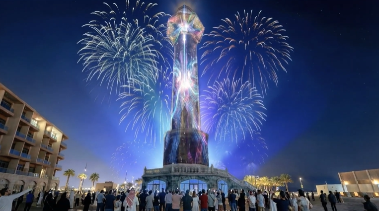 “Bắt sóng” địa điểm chơi đêm sôi động chưa từng có tại Quảng Ninh 2 Show 3D Mapping. Ảnh minh họa