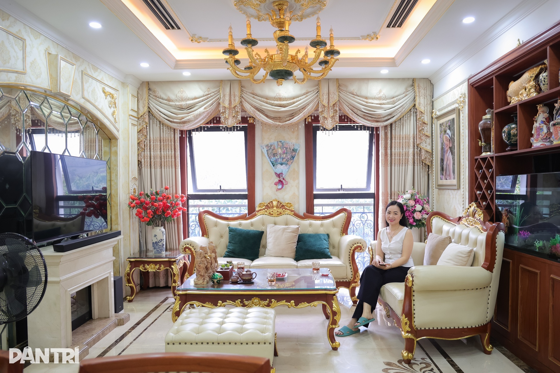 Bên trong biệt thự rộng 150m2, cao 5 tầng của Hậu sida - NSƯT Linh Huệ - 1 Bên trong biệt thự rộng 150m2, cao 5 tầng của Hậu sida - NSƯT Linh Huệ - 1