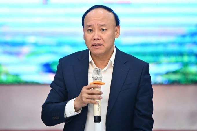 Ông Nguyễn Tùng Phong trả lời VnExpress về đề án hồi sinh Bắc Hưng Hải. Ảnh: M.H