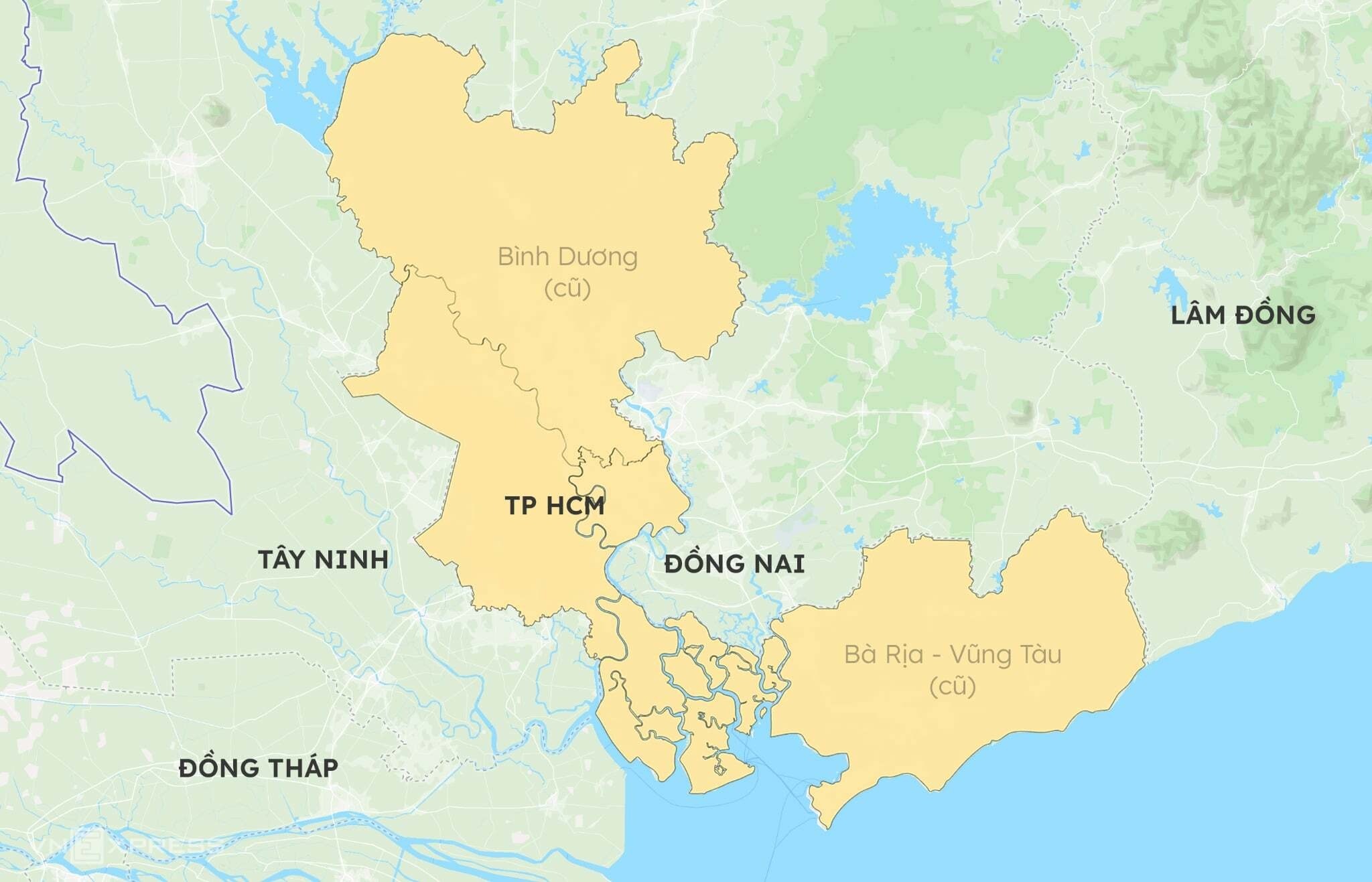 Bo may lanh dao TP HCM sau kien toan