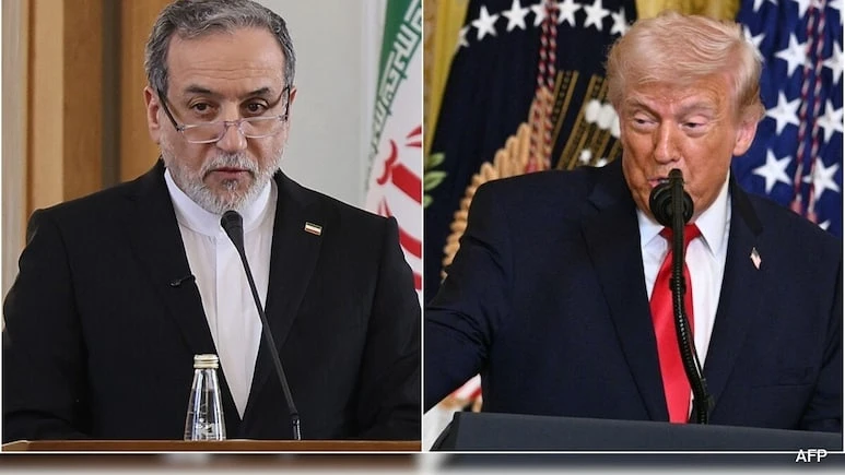 Tổng thống Mỹ Donald Trump (phải) và Ngoại trưởng Iran - ông Abbas Araghchi. Ảnh: AFP Mỹ-Iran ngừng bắn 2 tuần Triển vọng sắp tới thế nào?.jpg