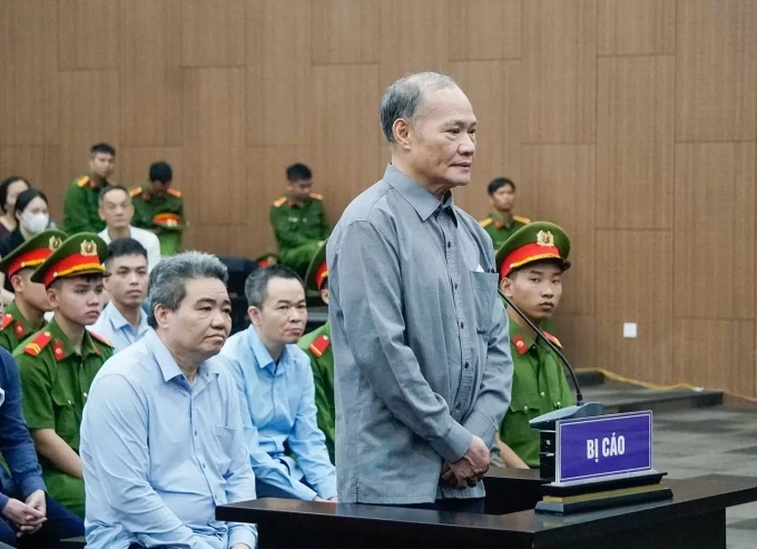 Ông Hoàng Văn Thắng tại tòa. Ảnh: Danh Lam