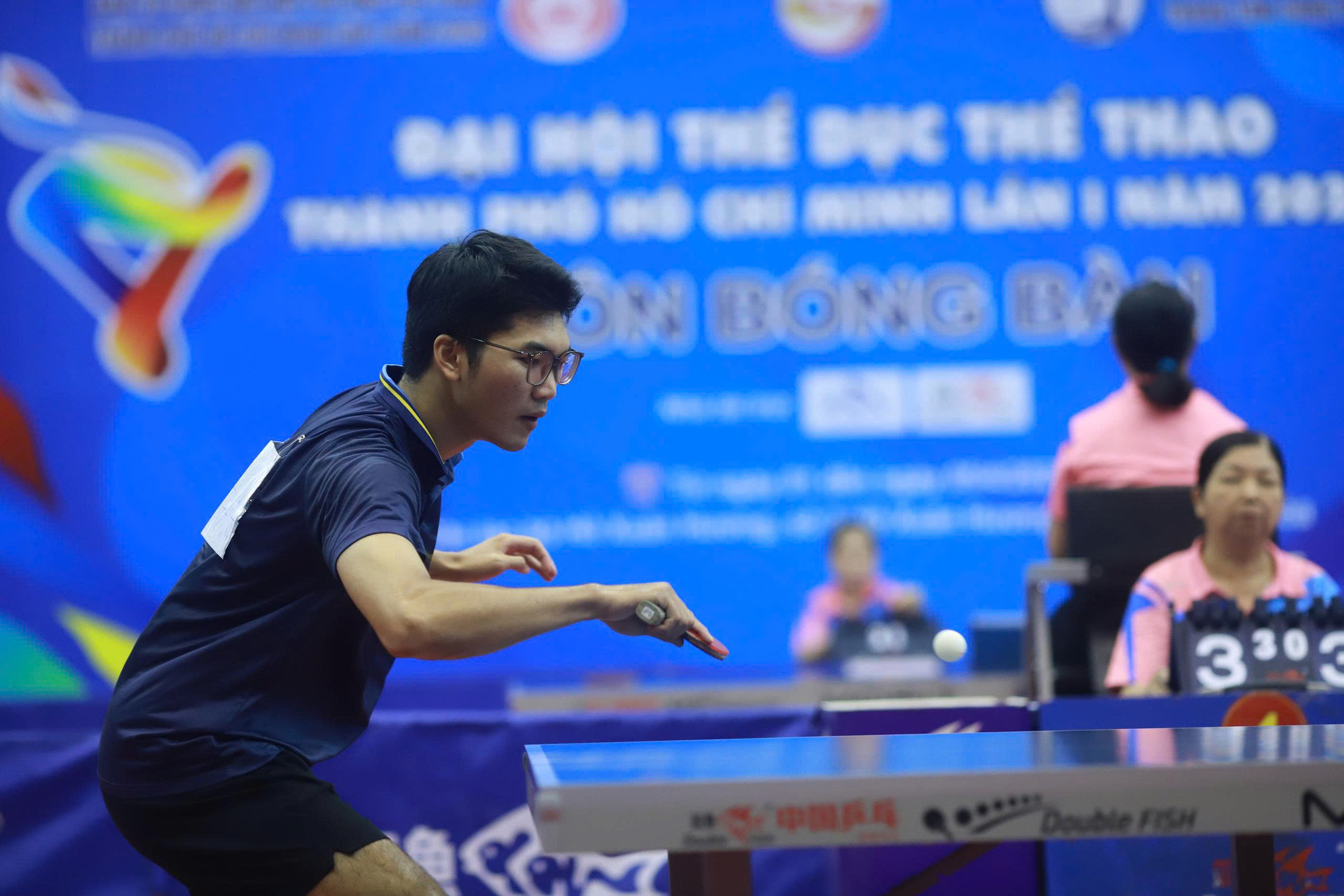 Đại hội Thể dục thể thao TPHCM Lần I 1 Đại hội Thể dục thể thao TPHCM Lần I - 2026: Bóng bàn mở màn đại hội - Ảnh 1.