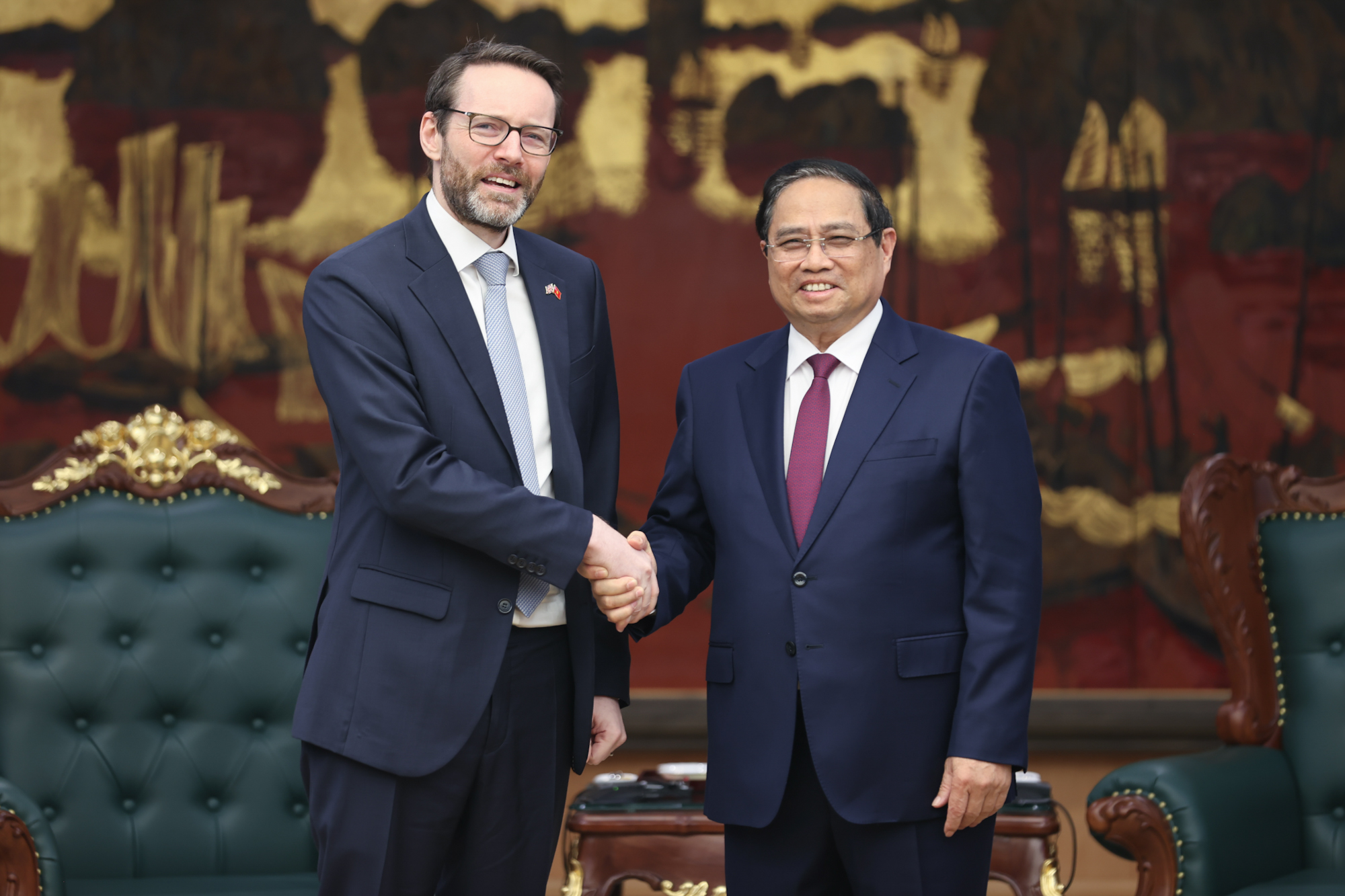 Đại sứ Anh và Trung Quốc cảm ơn những đóng góp của Thủ tướng Phạm Minh Chính 1 Thủ tướng Phạm Minh Chính - Ảnh 1.