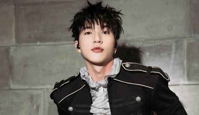 Hiếu Thứ Hai trong một chương trình diễn ra ở Gia Lai cuối tháng 3. Ảnh: Nhân vật cung cấp