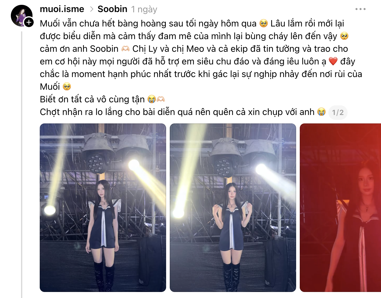 Danh tính nữ dancer “giật spotlight” của SOOBIN: Visual lẫn body nét căng, ra thông báo gây tiếc nuối vô cùng- Ảnh 5.