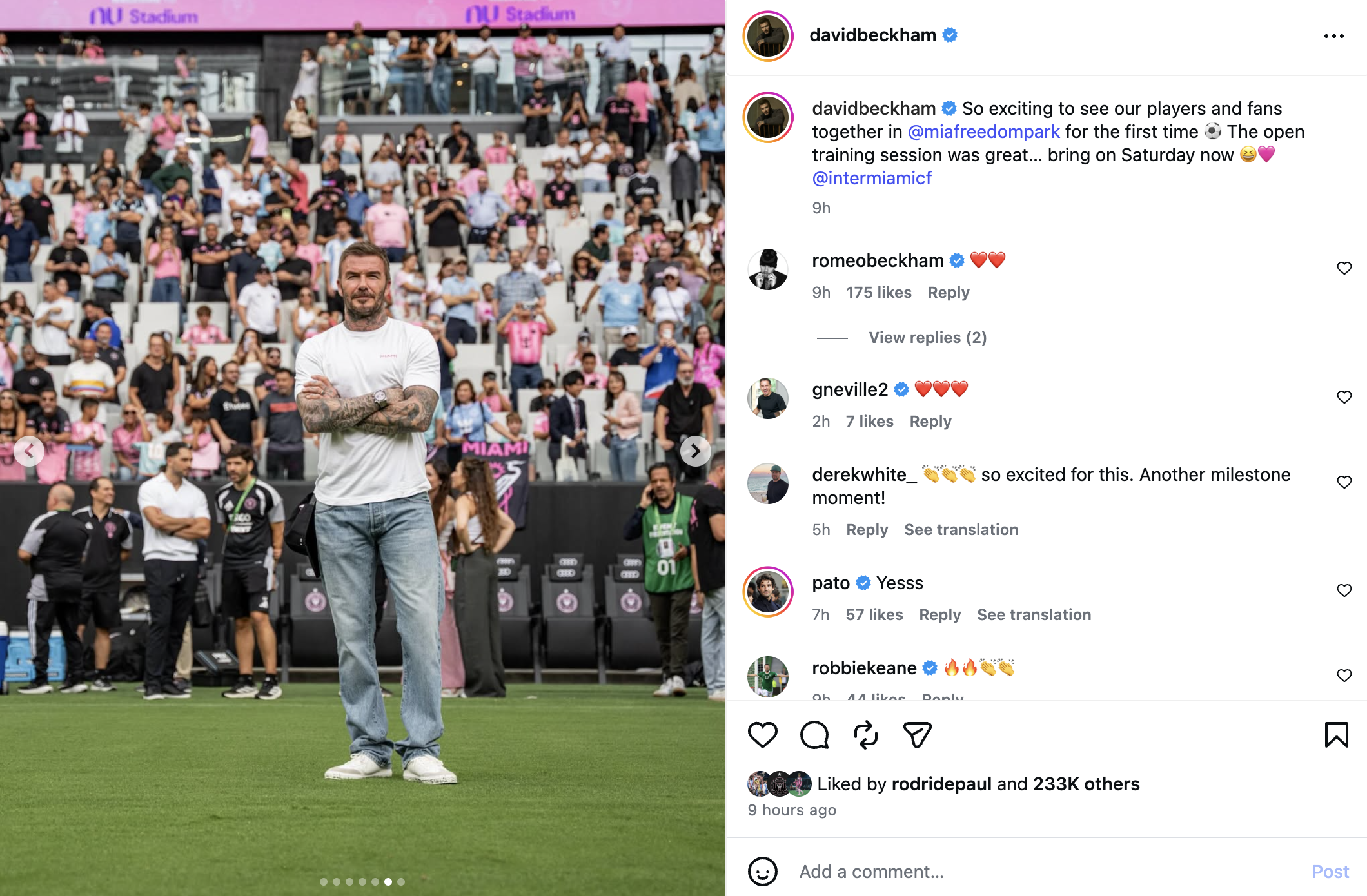 David Beckham và Messi ra mắt sân mới của Inter Miami, giấc mơ 12 năm thành hiện thực- Ảnh 1.