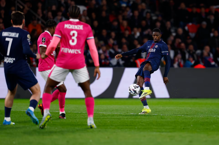 Dembele lap cu dup PSG thang dam truoc ngay dau