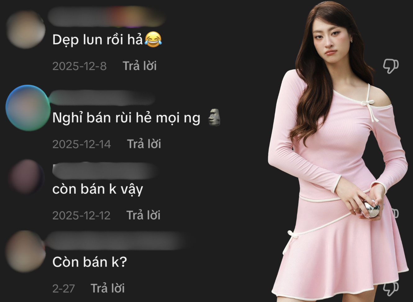 Dinh drama tu khi moi lot long Luong Thuy Linh