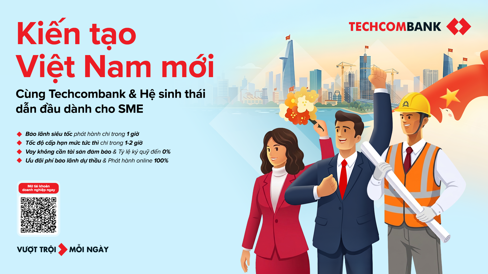 Techcombank - Đối tác tài chính hàng đầu đồng hành cùng SME kiến tạo ‘Việt Nam mới’- Ảnh 1.