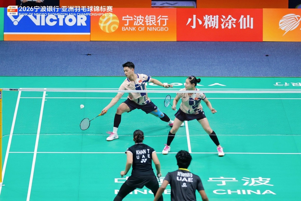 Đội tuyển cầu lông Việt Nam thắng lớn trong ngày ra quân giải châu Á - 2