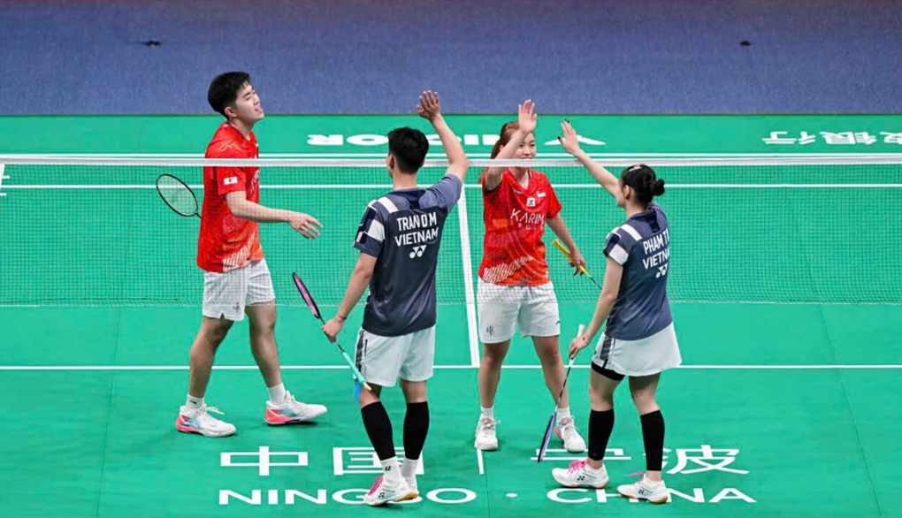 Đội tuyển cầu lông Việt Nam thắng lớn trong ngày ra quân giải châu Á - 1