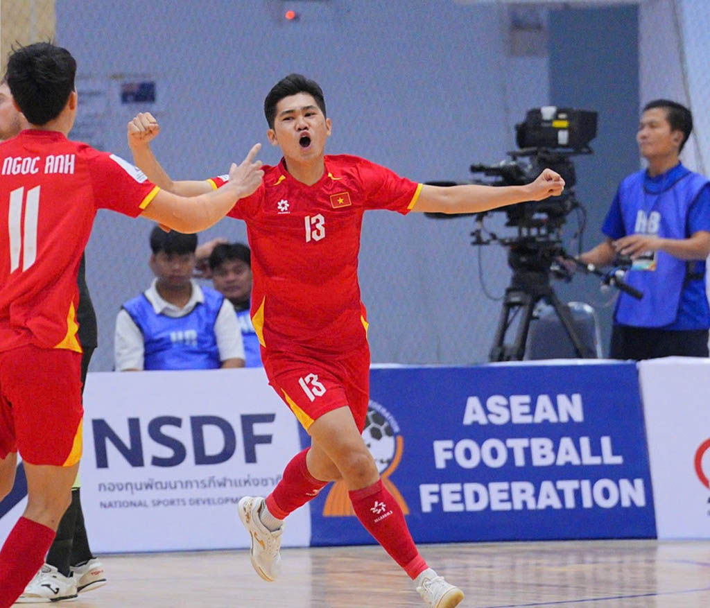 Đội tuyển futsal Việt Nam thắng đậm Úc, đoạt HCĐ Đông Nam Á- Ảnh 1.