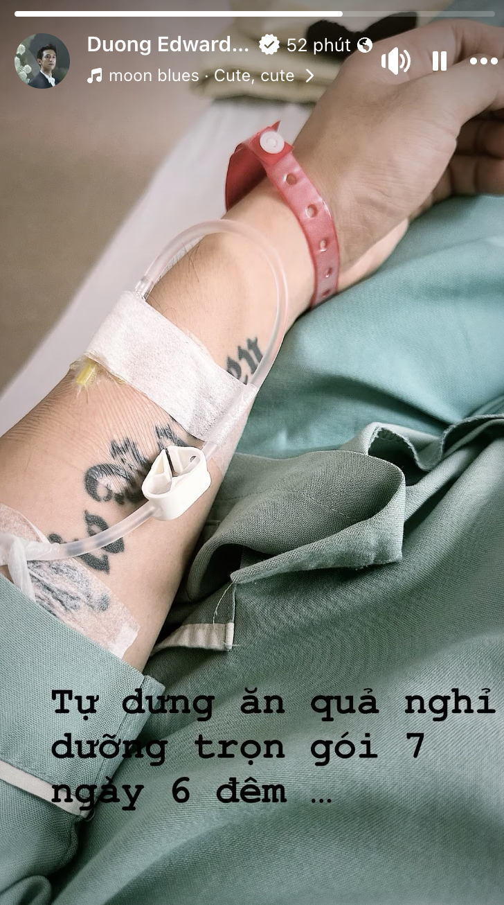 Duong Edward phai nhap vien cap cuu ra thong bao