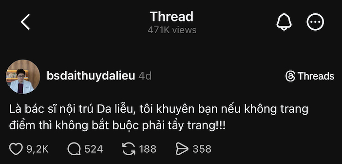 Nửa triệu view cho lời khuyên của một bác sĩ nội trú: 