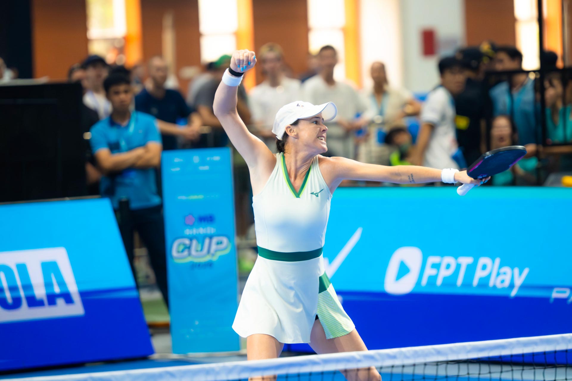 Quá hay: Kaitlyn Christian 2 lần lội ngược dòng cực đỉnh, chính thức đăng quang ngôi vô địch đơn nữ PPA Hanoi- Ảnh 1.