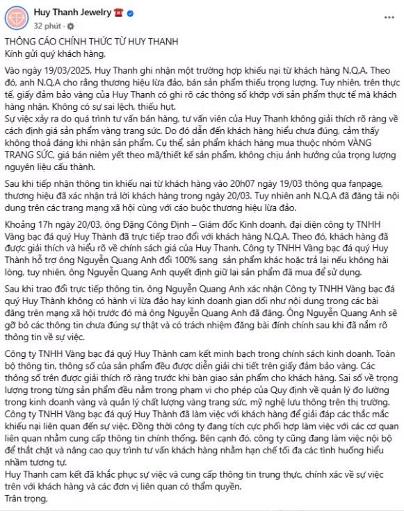 Khách mua 0,9 chỉ vàng, nhận về 0,6 chỉ 1 Khach mua 09 chi vang nhan ve 06 chi