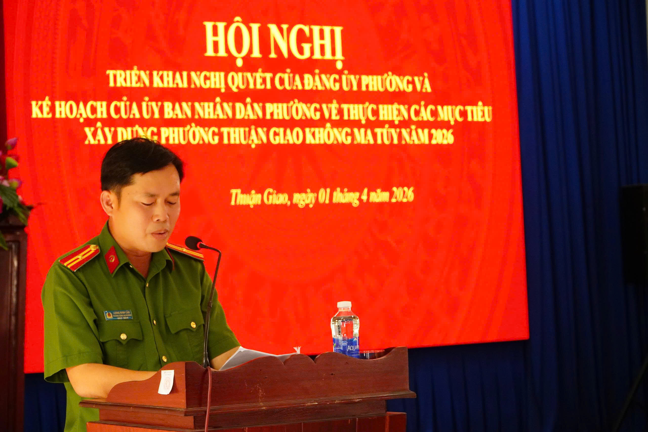 TP.HCM: Phường Thuận Giao siết chặt quản lý, hướng tới mục tiêu không ma túy năm 2026 - Ảnh 1.