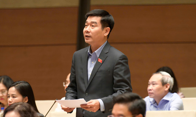 Đại biểu Lê Thanh Hoàn, chuyên trách Ủy ban Pháp luật và Tư pháp. Ảnh: Hoàng Phong